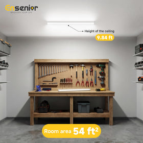 Ensenior aluminum durable construction resists dust and heat in workshops.