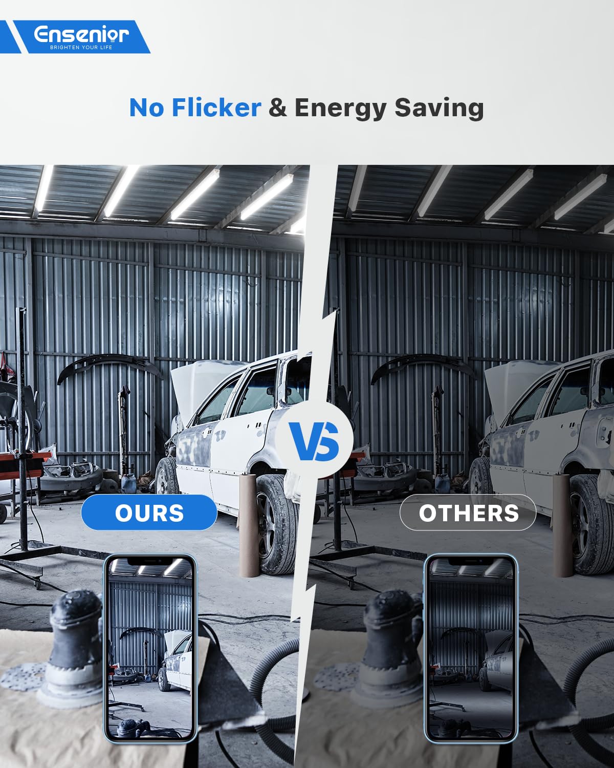 Ensenior commercial and residential ready lighting for versatile spaces.