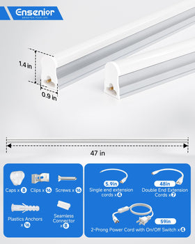 Ensenior linkable system setup enables continuous coverage across large spaces.
