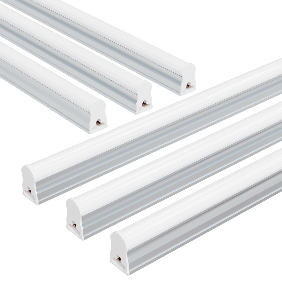 Ensenior T5 LED shop light 4ft close-up showcases premium aluminum build for durability.