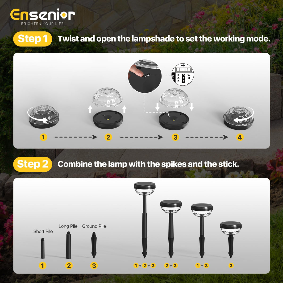 Ensenior tool-free installation lets you set up quickly in minutes.