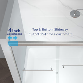 ENSO SENKA anti-splash rail helps keep water in the tub