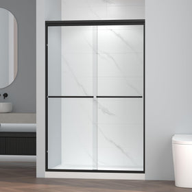 Bathroom setup featuring ENSO SENKA door for modern style.