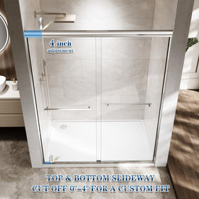 ENSO SENKA splash guard keeps bathroom floor dry after showering
