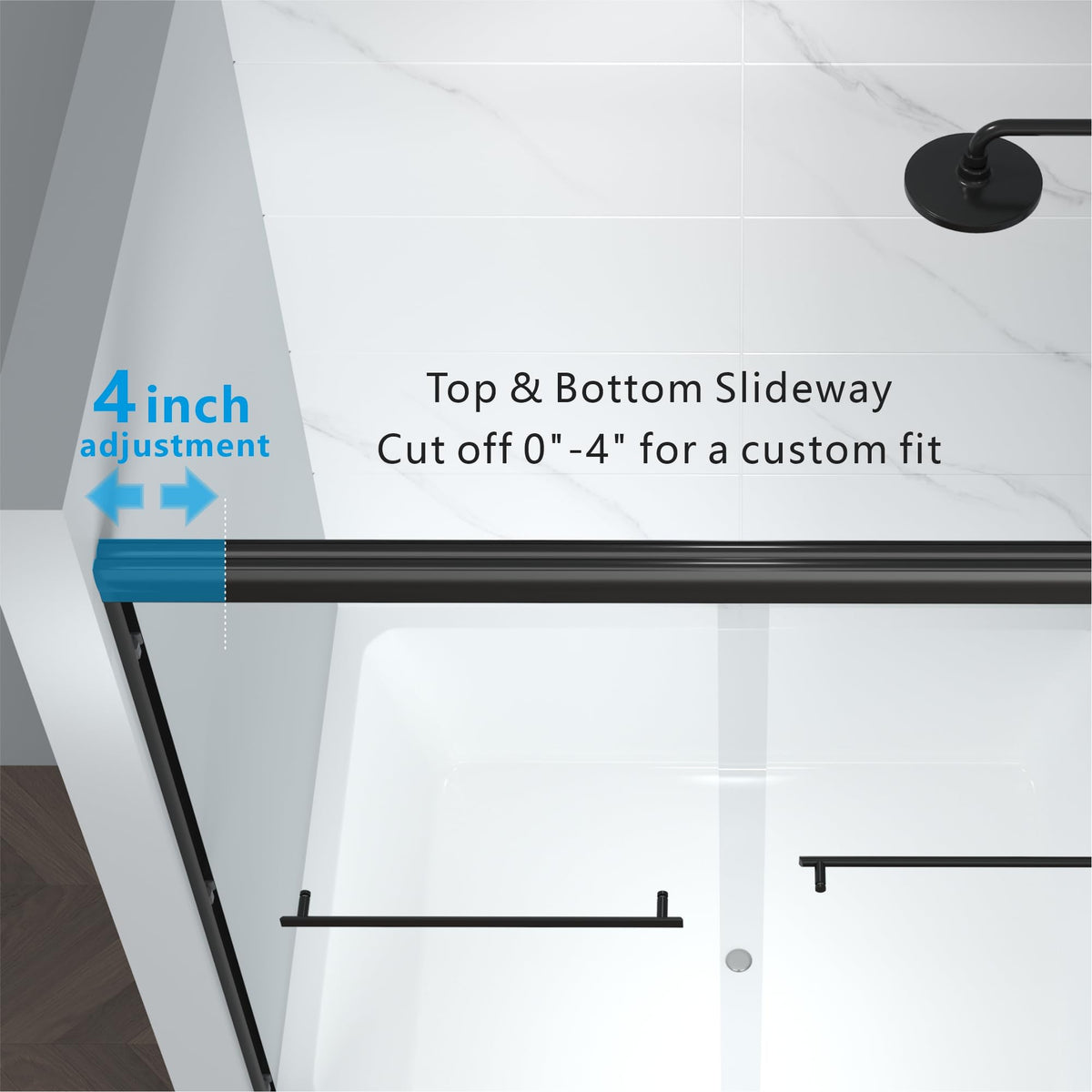 ENSO SENKA left or right install option for flexible bathroom layout