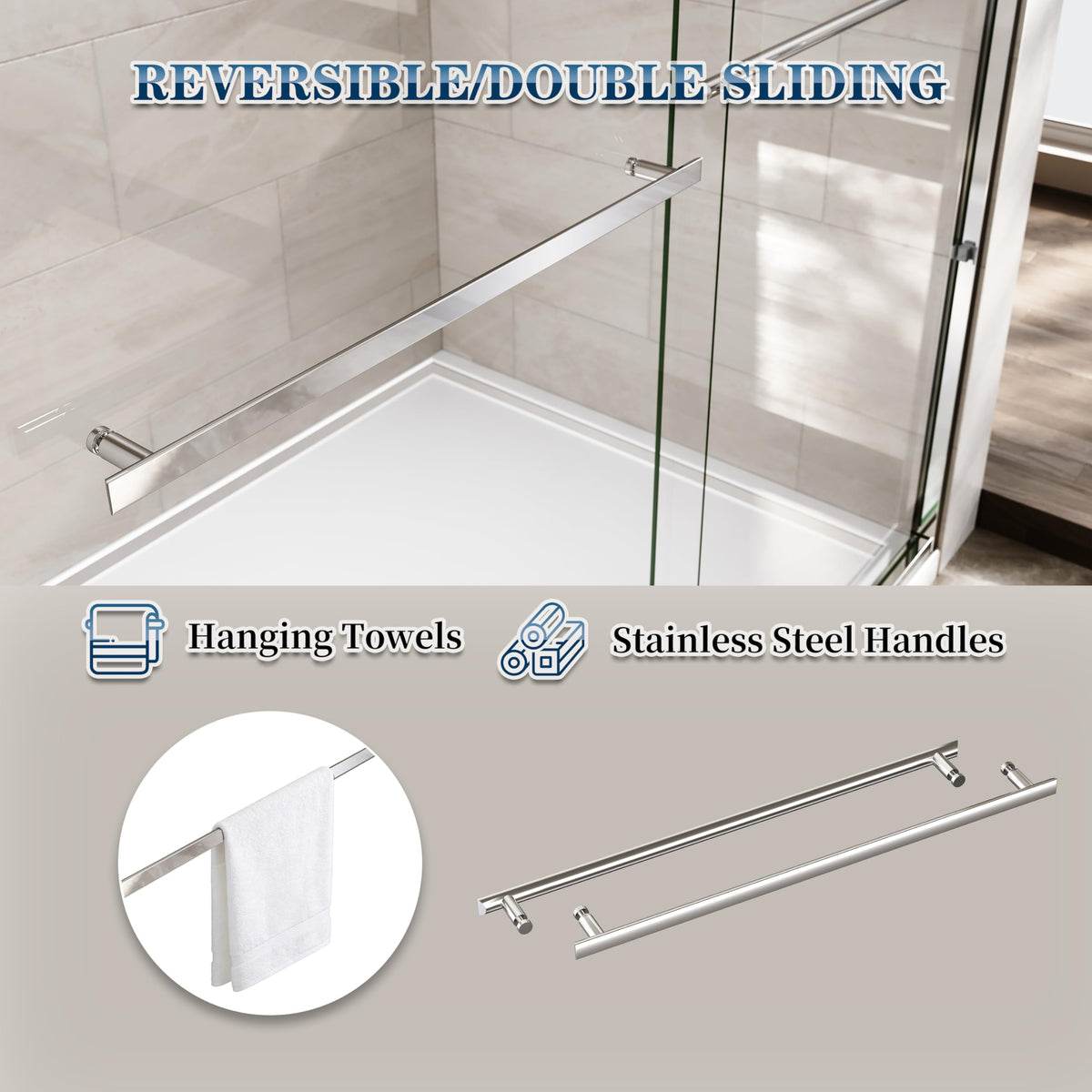 ENSO SENKA bypass door reversible for left or right entry