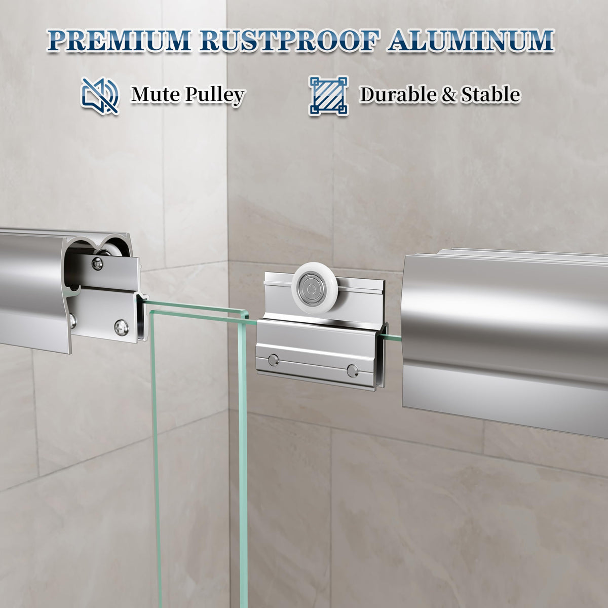 ENSO SENKA polished chrome finish adds rust-resistant shine