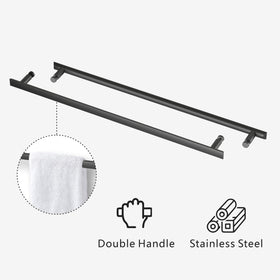Reversible rollers provide smooth, quiet operation for easy use.
