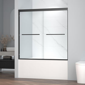 ENSO SENKA tempered glass 6mm provides durable, clear shower space