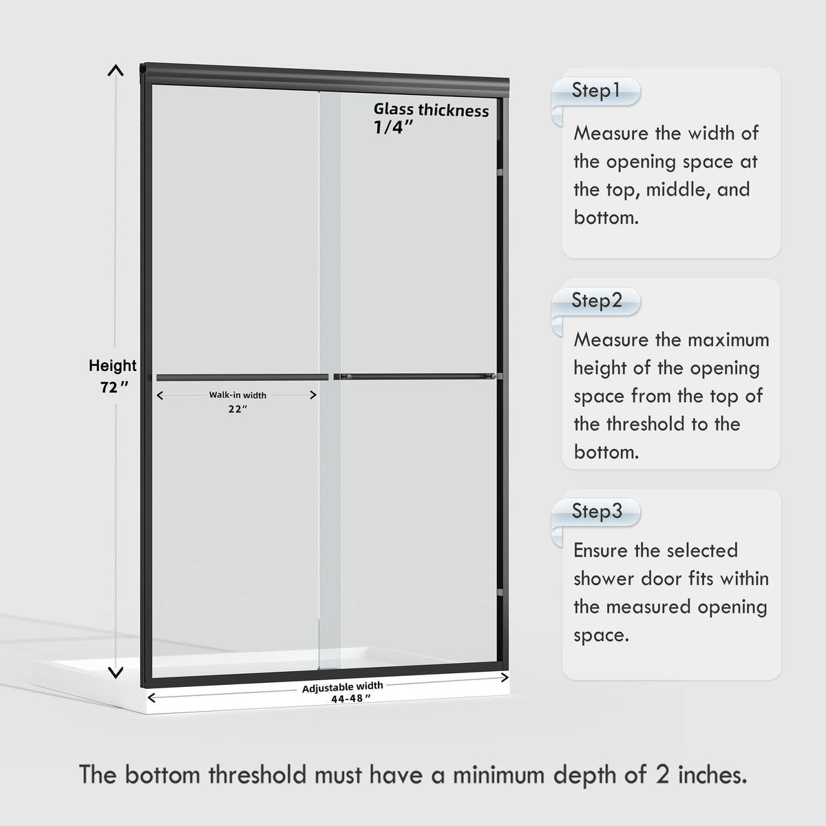 Tempered glass clarity with protective coating reduces cleaning effort.