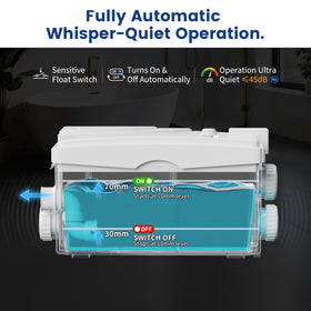 Ensurix utility sink pump odor-filter, helps keep laundry areas fresh