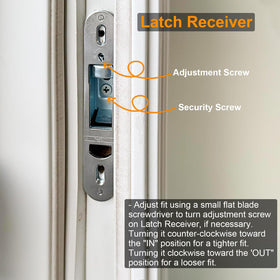 Eockatoo adjustment screw allows precise fit with simple screw adjustments.