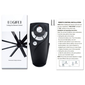 Eogifee dip-switch inside battery compartment aligns receiver quickly.