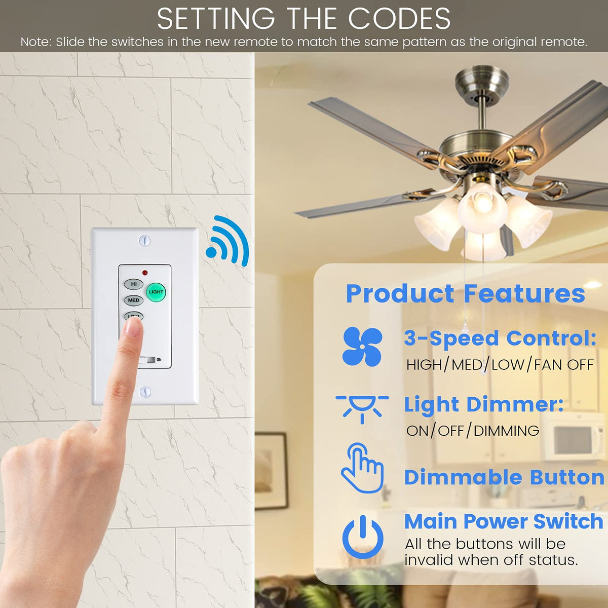 Eogifee UC9050T panel installation guide for simple setup