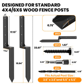 EONECROSS 11-gauge steel bracket detail highlighting durable construction.