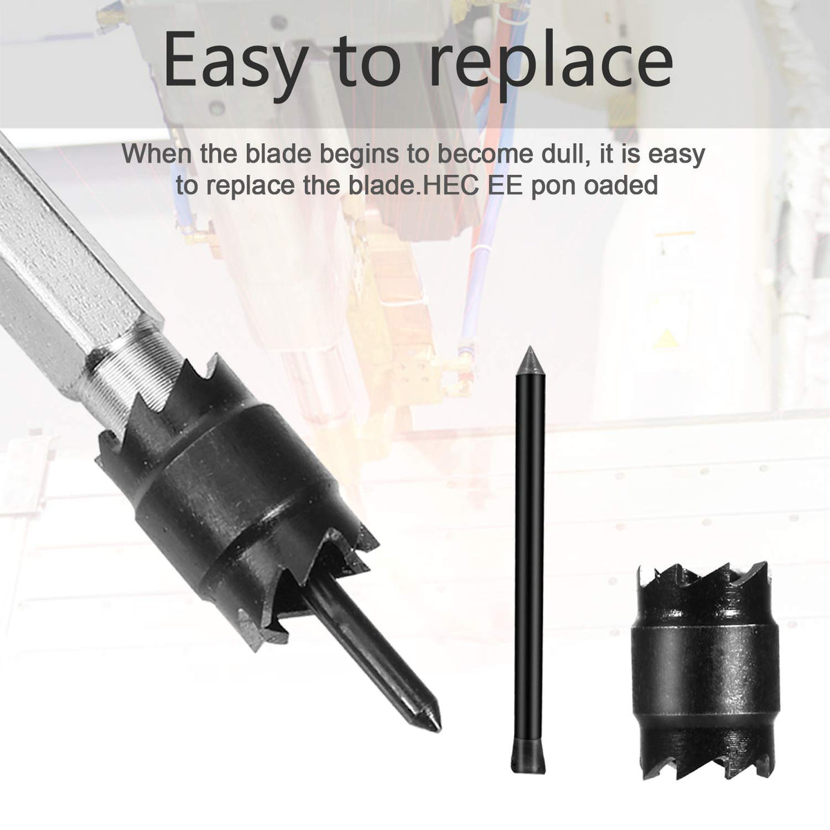 EONLION doublesided blades enable efficient cuts with a simple flip when dull.