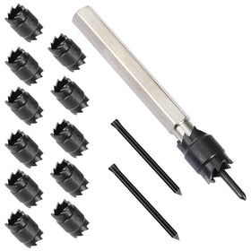 EONLION spot weld cutter set with 3/8 inch doublesided blades for clean sheet metal separation.