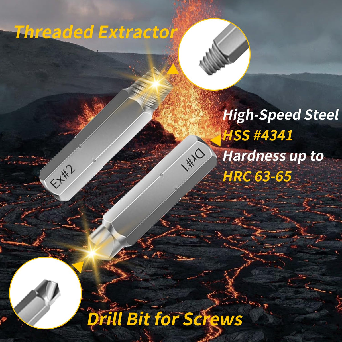 eooezj 4341 high-speed steel drill bits for durable performance