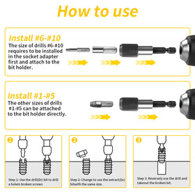 eooezj quick-connect bit holder for efficient drill setups