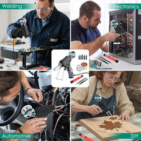 EOOKU 110V compatible soldering kit suitable for standard workbenches.
