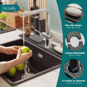 eormoe durable stone mat for bar spigots and counters