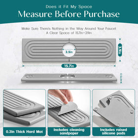 Eormoe mat is versatile for bathroom and RV usage.