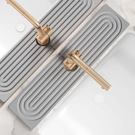 eormoe kitchen faucet absorbent mat keeps counters dry by soaking splashes