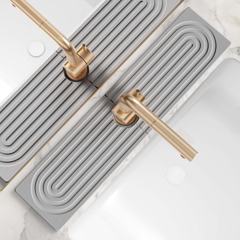 eormoe kitchen faucet absorbent mat keeps counters dry by soaking splashes