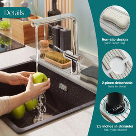 eormoe quick-dry stone tray for kitchen counters and sinks
