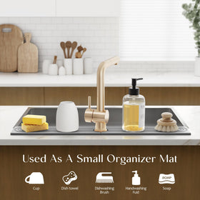 eormoe water-absorption tray dries spills quickly after dishes.