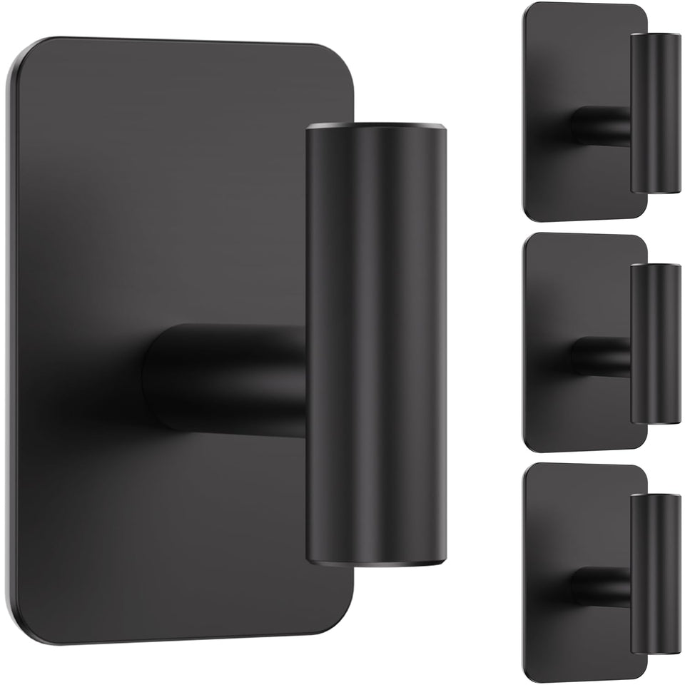 Eowihor heavy-duty adhesive hook 26lb, strong mounting for towels and robes.