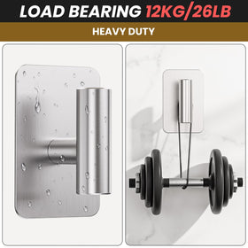 Eowihor versatile hooks for bathroom, kitchen, closet, and office