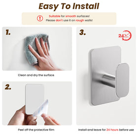 Eowihor secure hanging solution for coats, hats, and umbrellas.