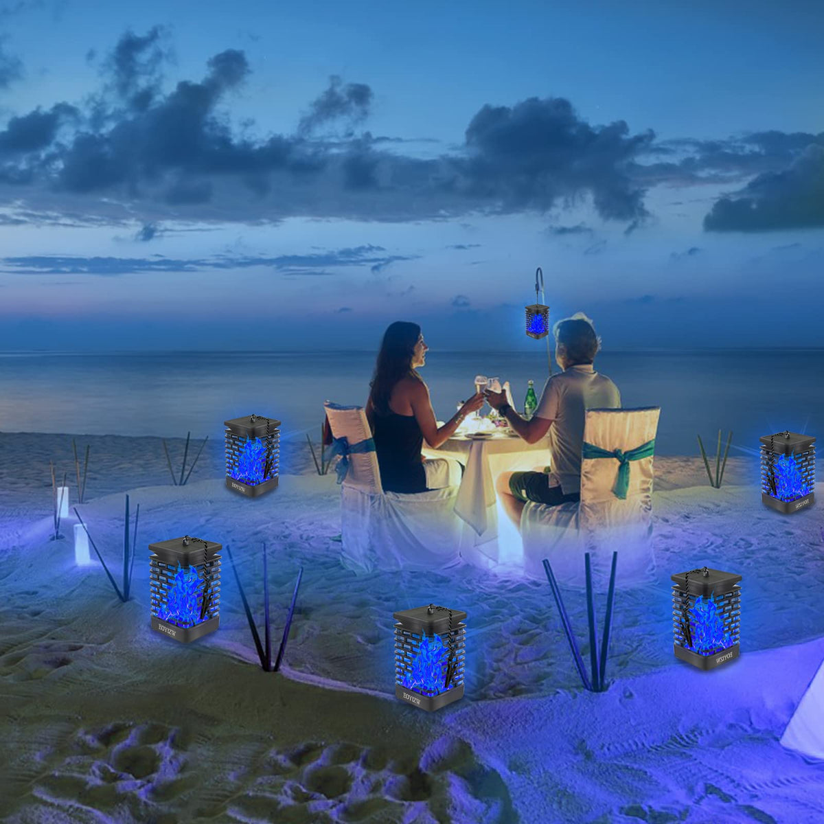 EOYIZW durable solar lights resist rain and snow