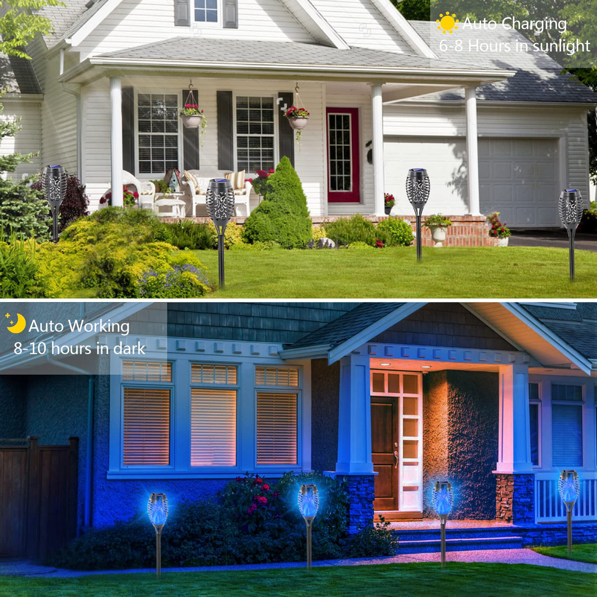 EOYIZW IP65 durable design withstands rain for outdoor decor.
