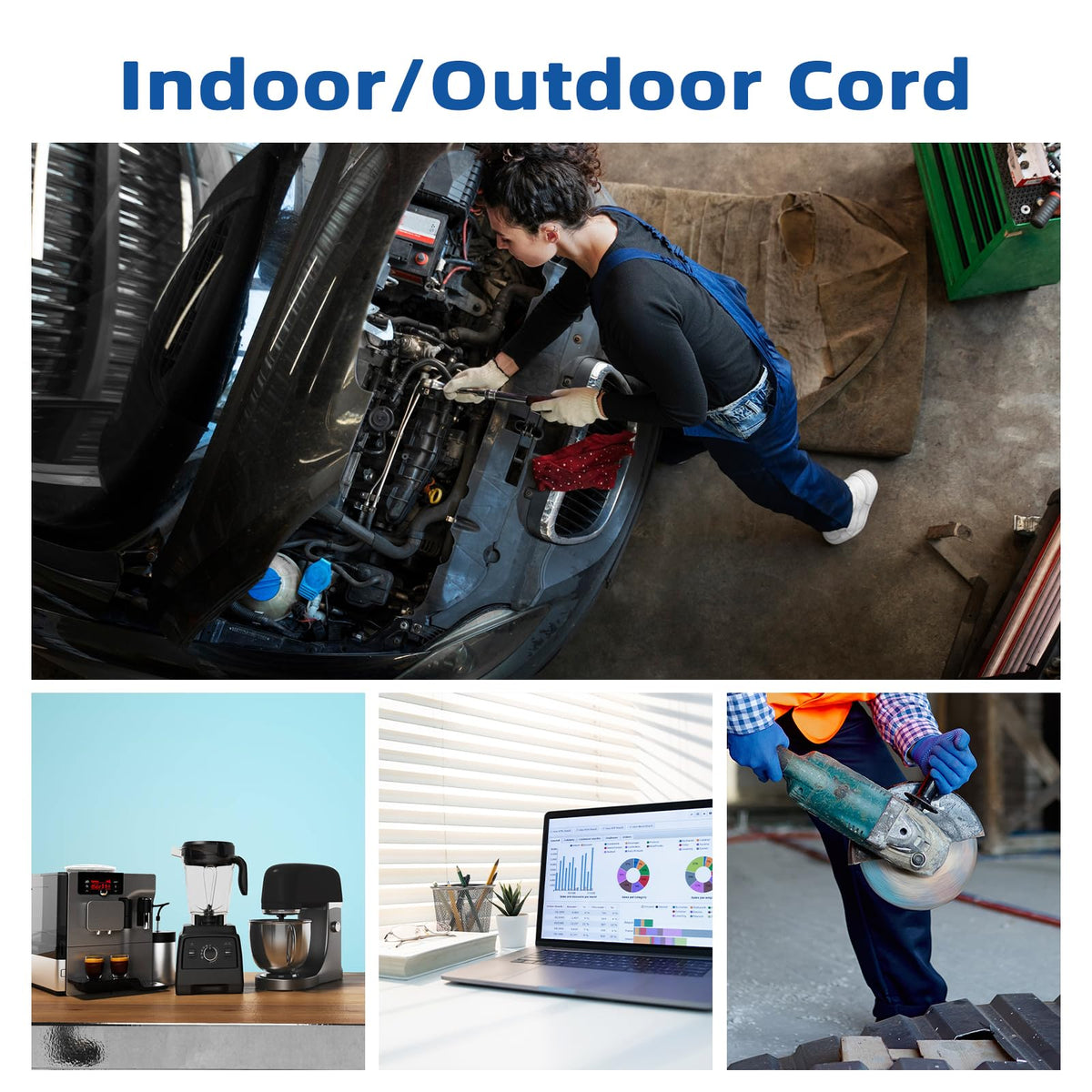 EP 2-pack 6 ft cord ready for appliances and lawn equipment setups
