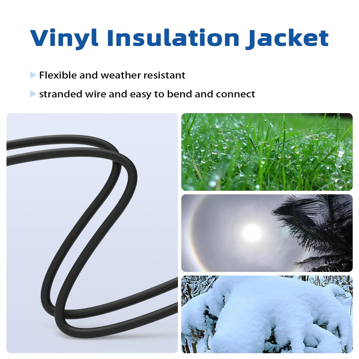 EP 14-3 SJTW cord flexible vinyl jacket resists moisture and sun