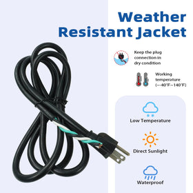EP 14-3 SJTW cord suitable for indoor outdoor use