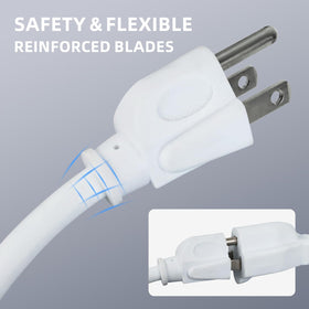 EP vinyl jacket resists moisture and abrasion for durable outdoor use.