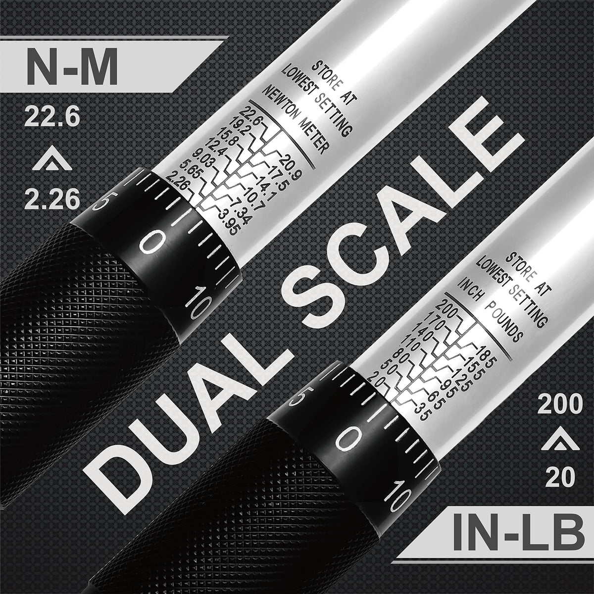 EPAuto satin finish resists corrosion on torque wrench