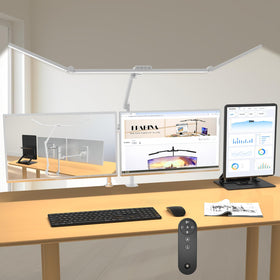 EPABINA 36W desk lamp with clamp for stable, bright overhead lighting on your desk