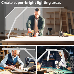 EPABINA ambient lighting with smart sensor adapts brightness for comfortable work
