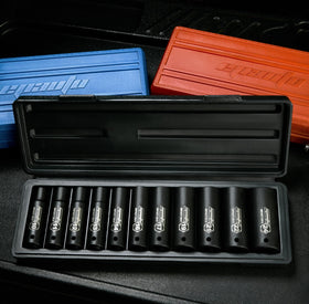 EPAuto 6-point deep sockets provide a secure grip on fasteners.