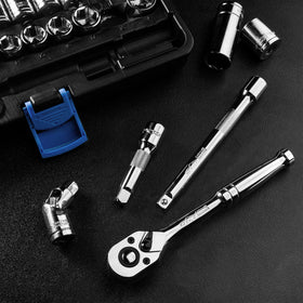 EPAuto 72-tooth pear head ratchet for smoother, faster tightening.