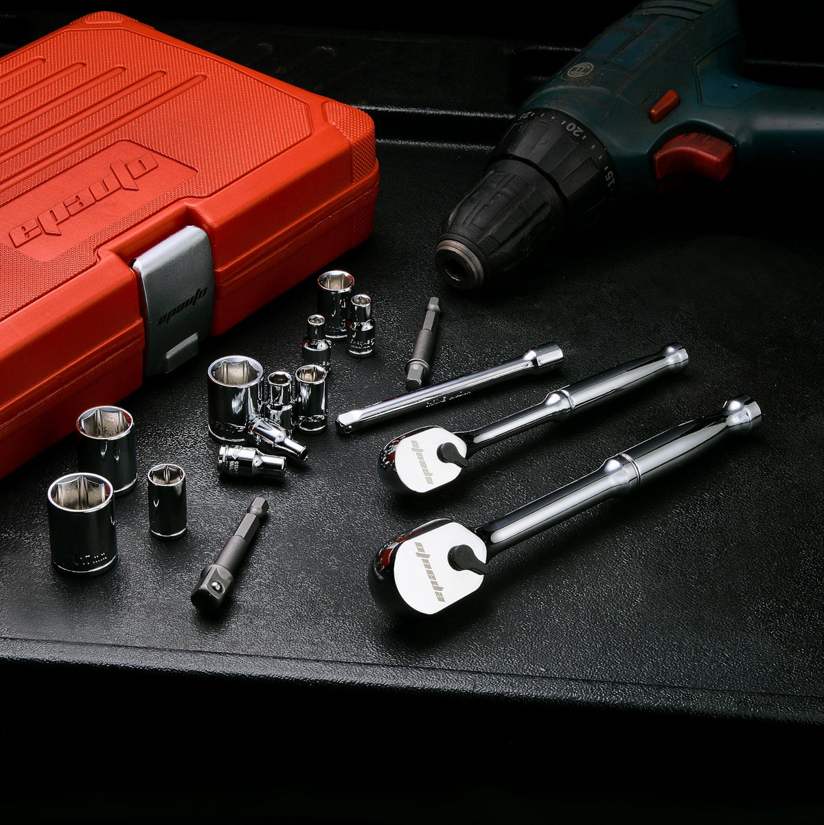 EPAuto 90-tooth ratchet close-up shows smooth reversible action.