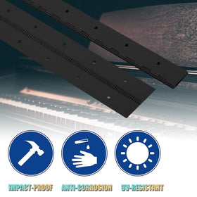 EPHECH hinges on a tool box lid for reliable support