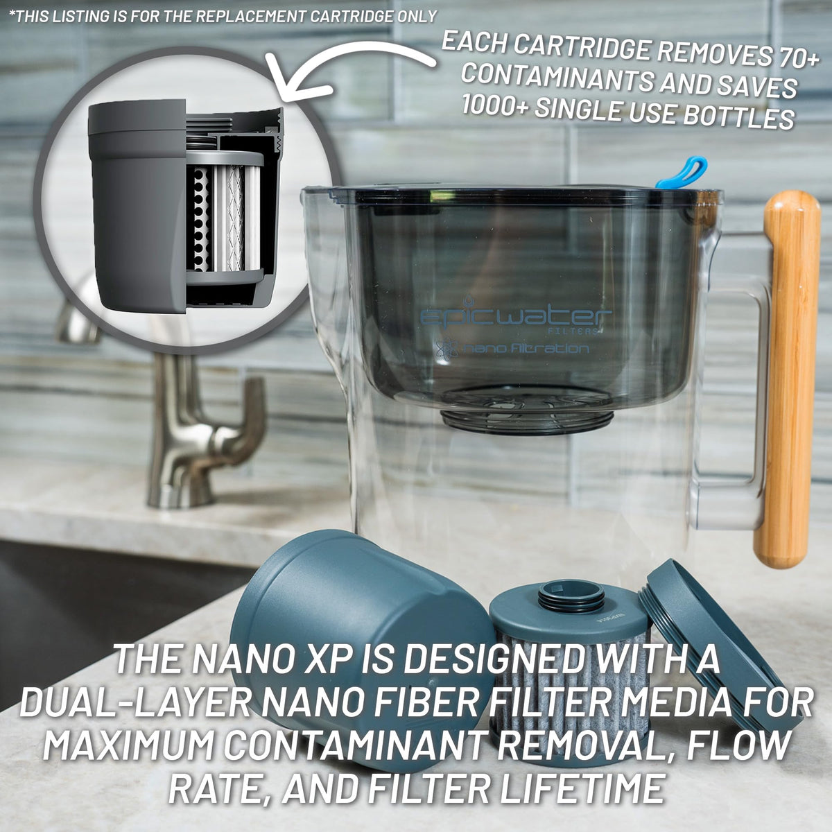 Epic Nano XP recyclable packaging highlighting eco-friendly design