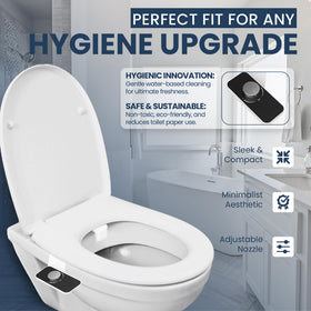 Epica bidet easy-installation design makes setup quick and tool-assisted.
