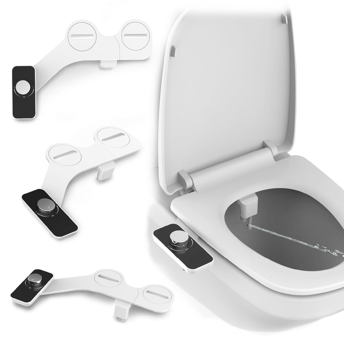 Epica bidet with warm water controls offers a gentle, customizable cleanse at home.