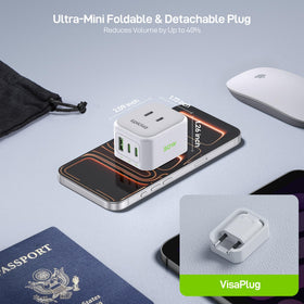 EPICKA 30W PD output with USB-C and USB-A for fast charging on the go.